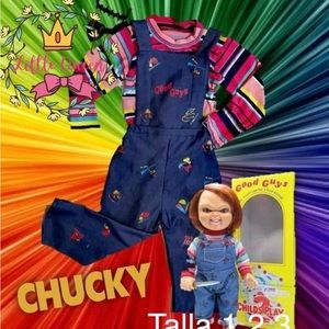 Kids Chucky costume 18-24 months